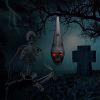 Halloween Decorations,Halloween Skull Decor Outdoor and Indoor,20" Halloween Skeleton Voice Activated Decorations with LED Red Eyes&Fake Spider