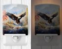 NEW Eagle Ceramic Night Light Compact, UL-Certified, Ideal for Bedroom, Bathroom, Nursery, Hallway, Kitchen, 6x4x3, Multicolor