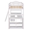 Downloads: 22  Twin size Loft Bed with Drawers;  Cabinet;  Shelves and Desk;  Wooden Loft Bed with Desk