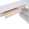 Downloads: 22  Twin size Loft Bed with Drawers;  Cabinet;  Shelves and Desk;  Wooden Loft Bed with Desk