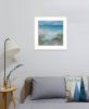 "Blue Horizons" By Tracy Owen-Cullimore, Ready to Hang Framed Print, White Frame