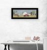 "Spring On The Farm" by Billy Jacobs, Ready to Hang Framed Print, Black Frame