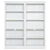 83" Tall Wood Bookcase Suite ,5-Tier Home Decor Bookshelves Suite with Adjustable Shelves,Storage Organizer for CDs/Books/Movies
