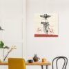 Chic and Mysterious Arthub Wood Print Wall Art Design By HadiArt