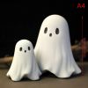 Cute Ghost Statue, Ghosts Small Scary Ghost Figurines, Halloween Home Decorations, Coffee Table Centerpieces Shelf