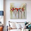 Hand Oil Painting  Painted Square Still Life Floral / Botanical Modern Living Room hallway bedroom luxurious decorative painting