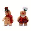 1pc, Christmas Gingerbread Man Plush Toy, Very Suitable For Home Decoration, Shopping Malls, Hotels, Sofas, Desktops And Other Decorations