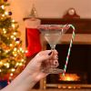 Christmas Candy Canes Acrylic Xmas Tree Pendants Xmas Party Crutch Hanging New Year Christmas Party Home Decoration Gifts