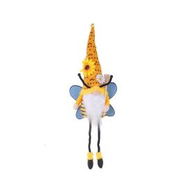 Spring Summer Sunflower Honey Bee Gnomes for Home Kitchen Decorations (Style: E1-31)