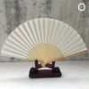 1pc Folding Fan Handheld Fans Chinese Paper Classical Hanfu Fan Solid Color Hand Fan Home Decoration Fan Chinese Fan Hand Folding Fans