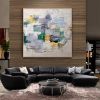 Handmade Oil Paintings Color Blocks On Canvas Wall Art Decoration Modern Abstract Painting Living Room Hallway Bedroom Decorative Painting